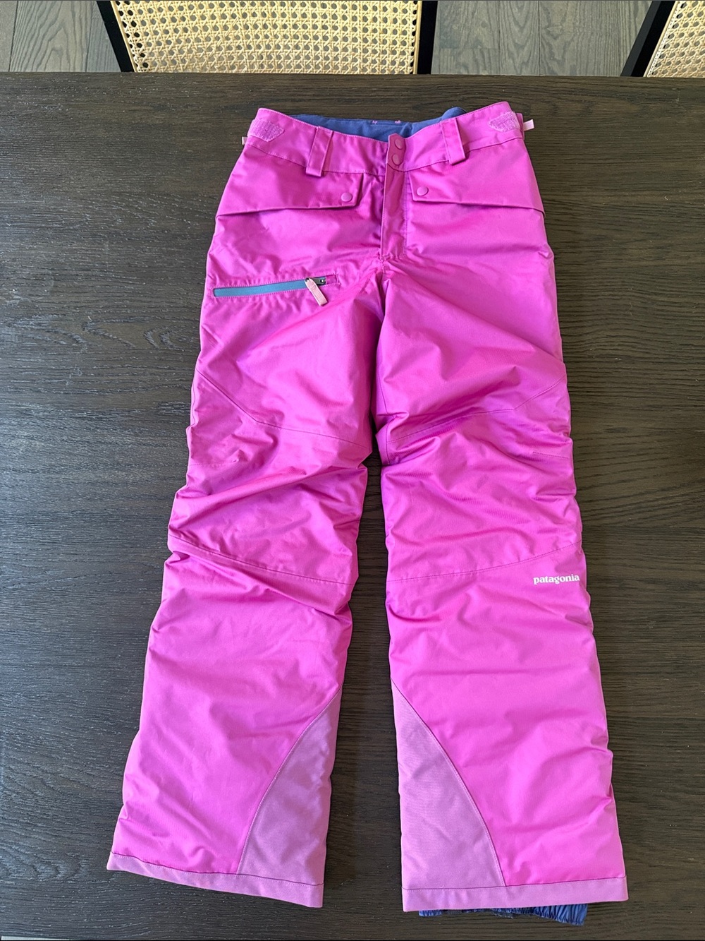 Patagonia Bright Pink Kids Snow Pants
